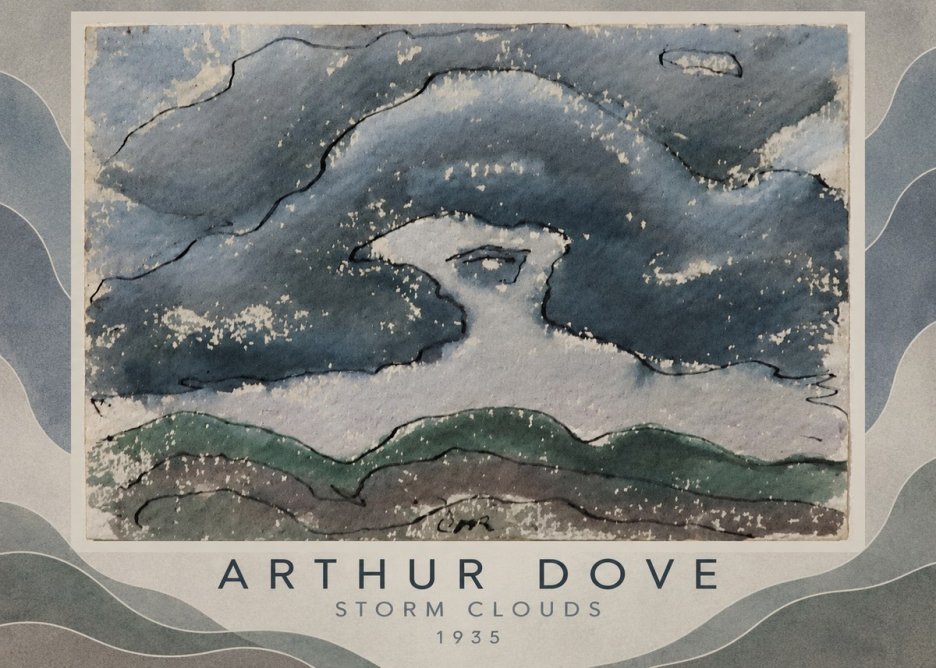 Arthur Dove Storm Clouds No1 - Affiche