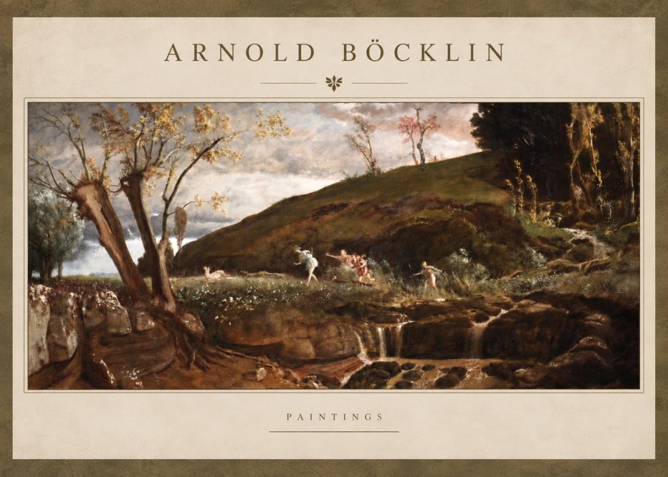 Arnold Böcklin Nymphs and Satyr No5 - Affiche