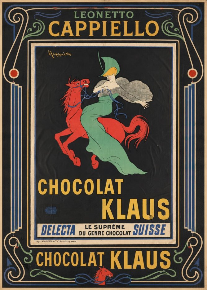 Leonetto Cappiello Chocolat Klaus III No1 - Affiche