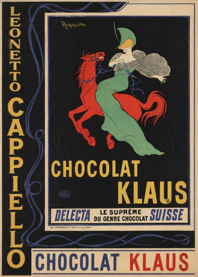 Leonetto Cappiello Chocolat Klaus III No4 - Affiche