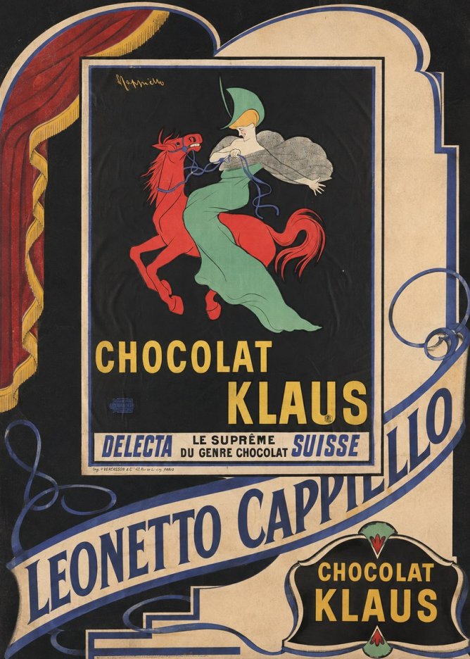 Leonetto Cappiello Chocolat Klaus III No6 - Affiche