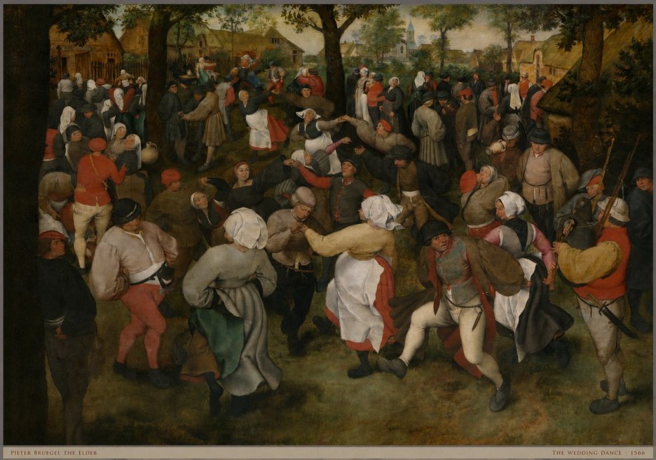 Pieter Bruegel The Wedding Dance II No5 - Affiche