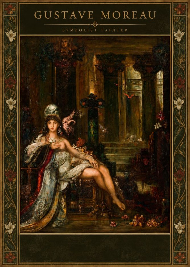 Gustave Moreau Salome III No5 - Affiche