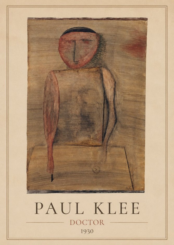 Paul Klee Doctor No1 - Affiche