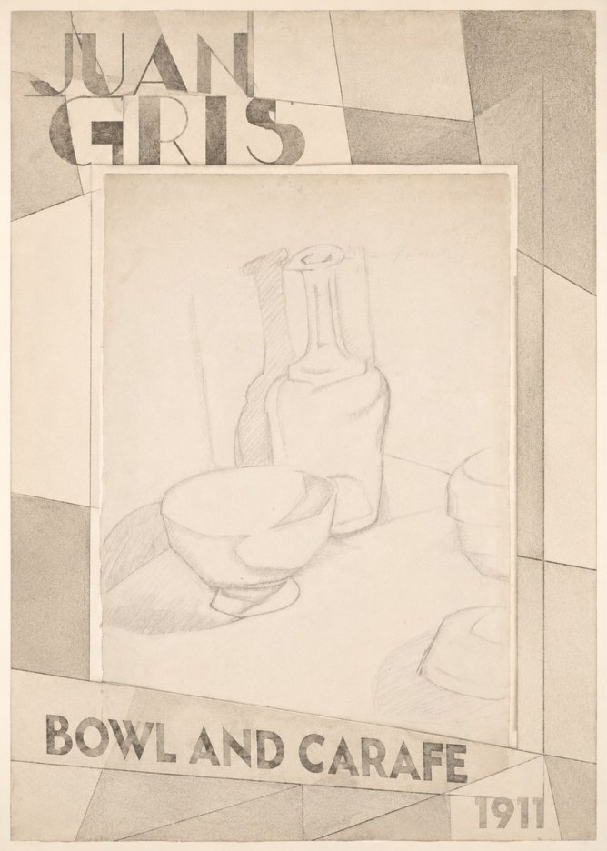 Juan Gris Bowl and Carafe No2 - Affiche