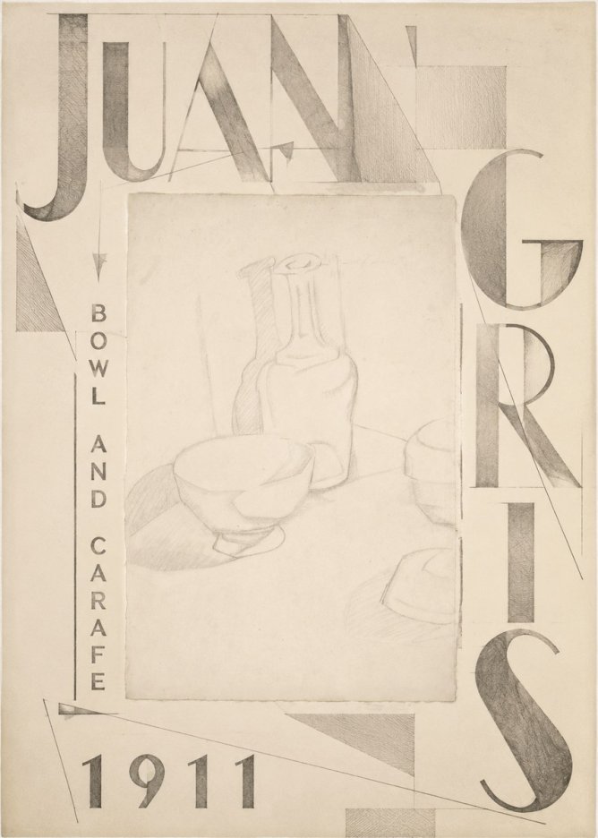 Juan Gris Bowl and Carafe No5 - Affiche
