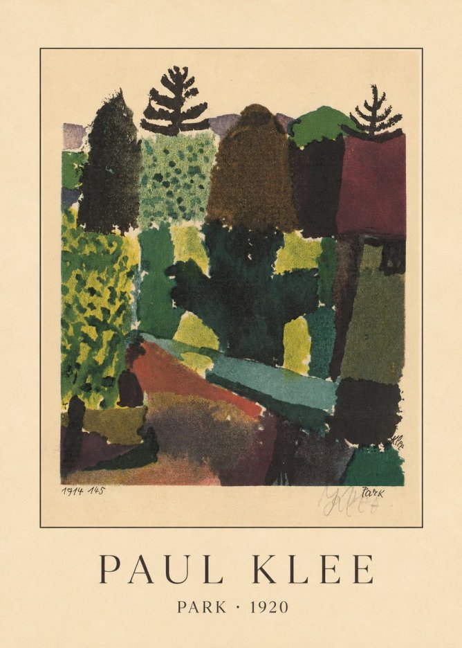 Paul Klee Park II No3 - Affiche