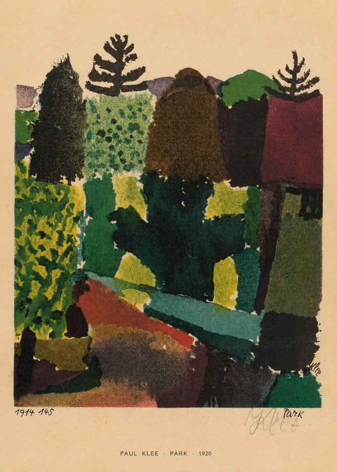 Paul Klee Park II No5 - Affiche