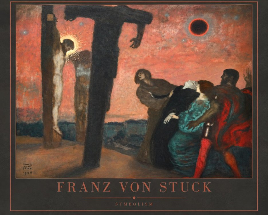 Franz von Stuck Crucifixion No3 - Affiche
