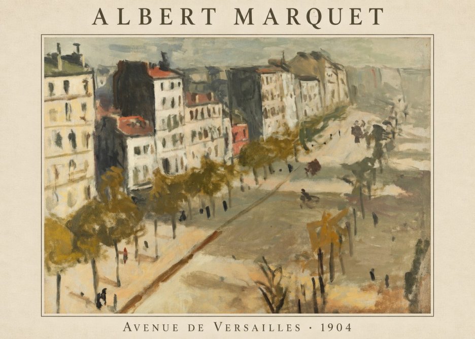 Albert Marquet Avenue De Versailles · 1904 No4 - Affiche