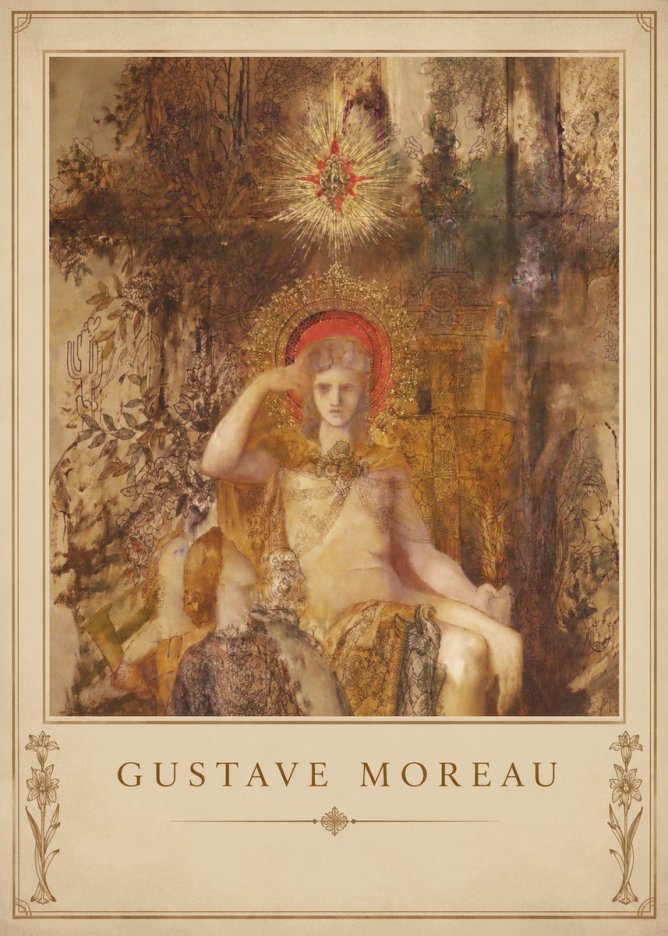 Gustave Moreau Jupiter and Semele III No1 - Affiche