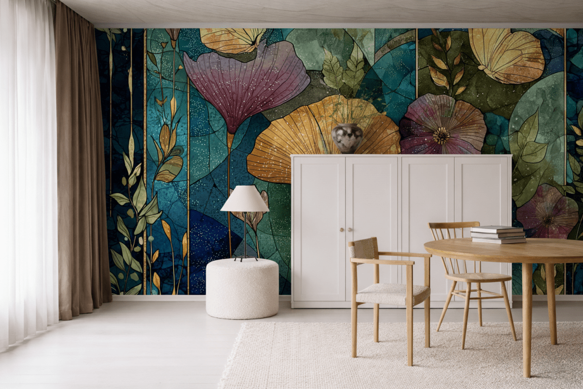 Vibrant Flora Mosaic