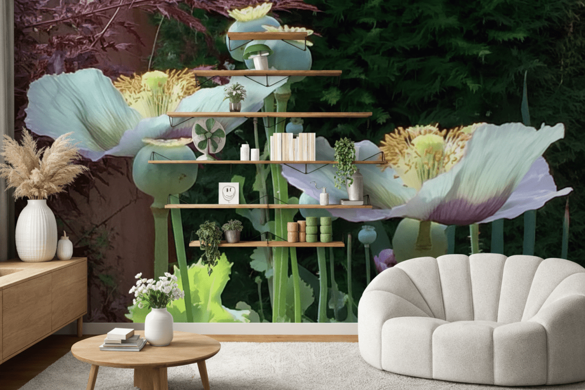 Whimsical Poppy Fields