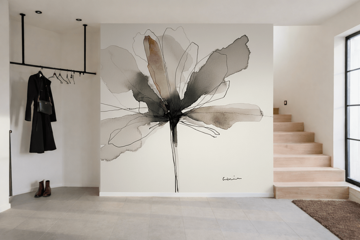 Ink Blossom Ivory