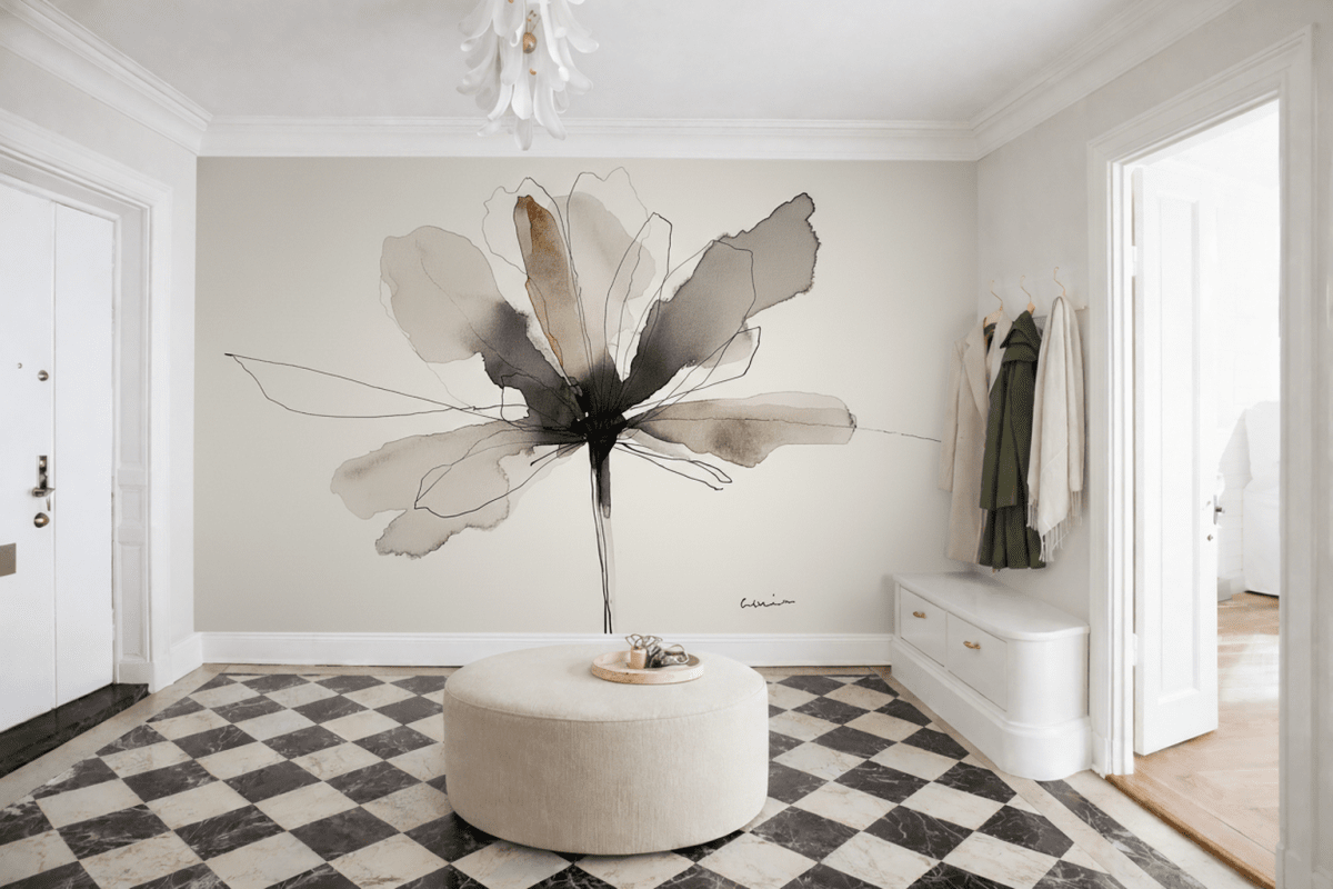 Ink Blossom Ivory