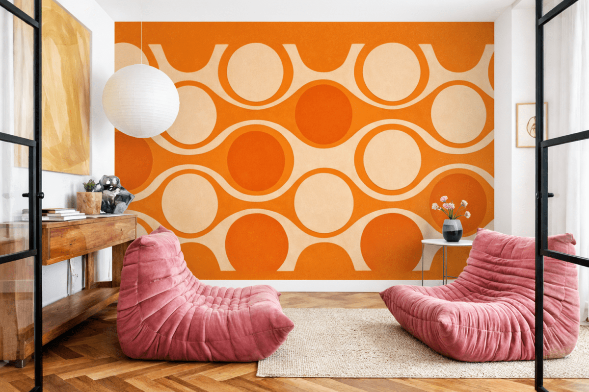 Orange Ink Circles
