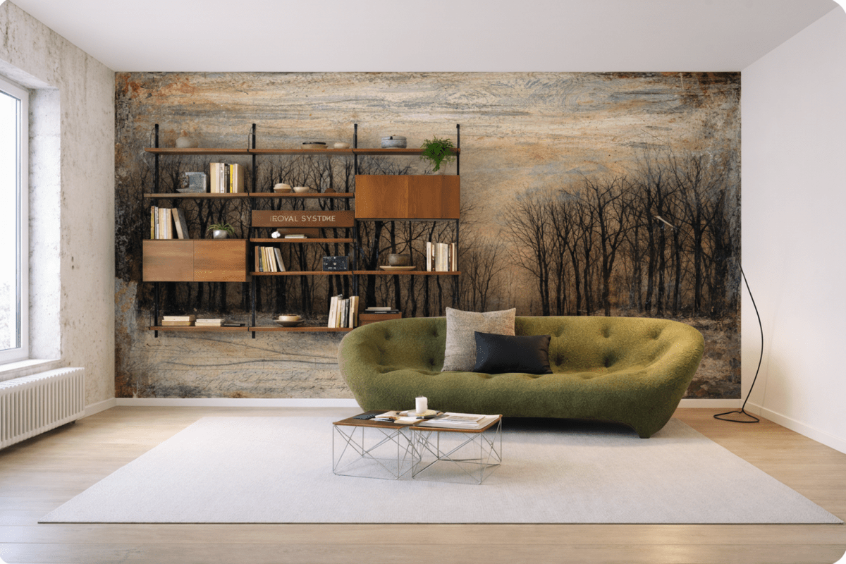 Frosted Woodland Veil