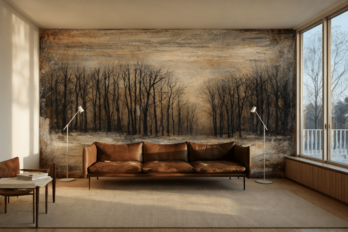 Frosted Woodland Veil