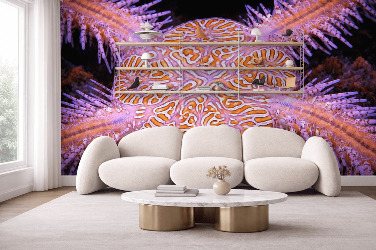 Coral Pattern Mosaic