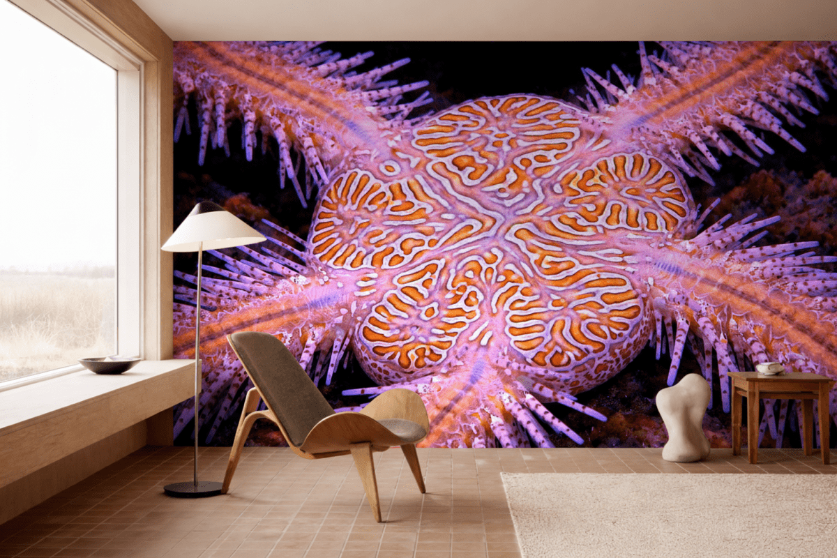 Coral Pattern Mosaic
