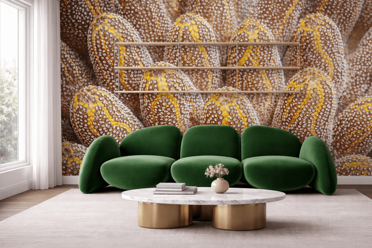 Coral Texture Mural