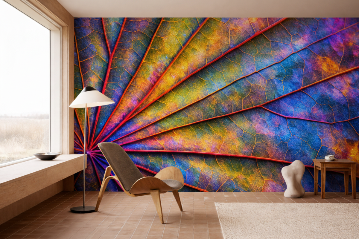 Iridescent Leaf Veins