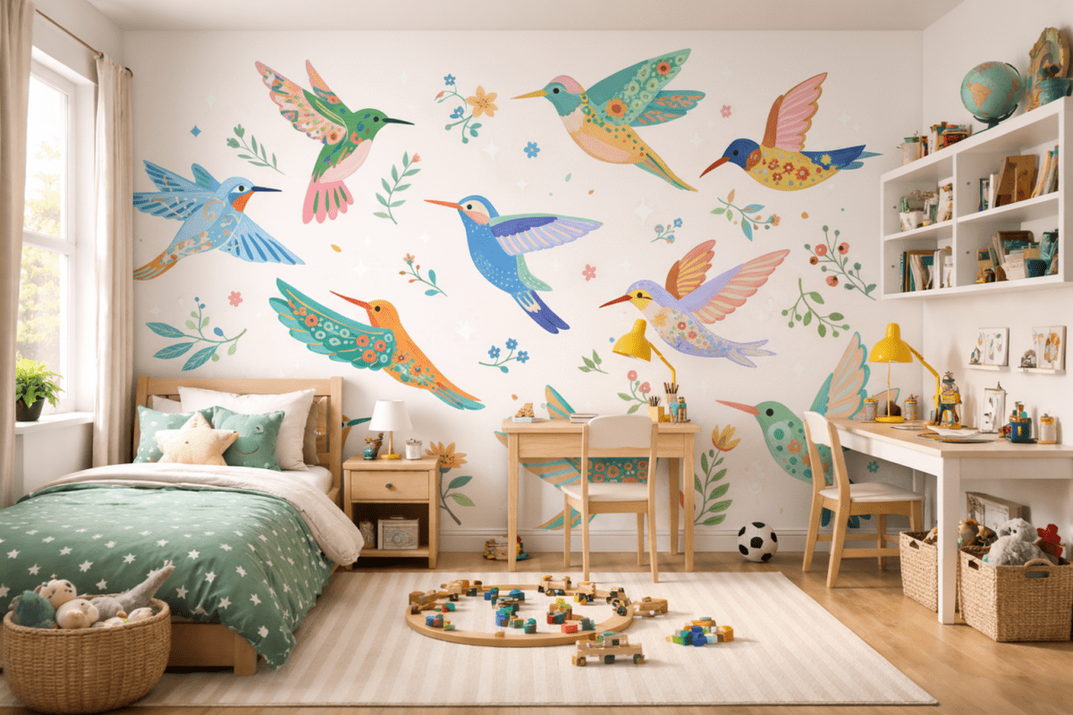 Porcelain Mural Flight