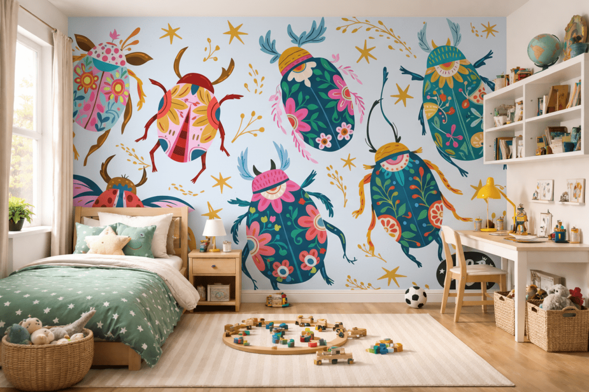 Jewel Beetle Mosaic