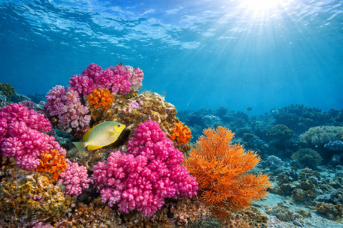 Coral Garden Twilight