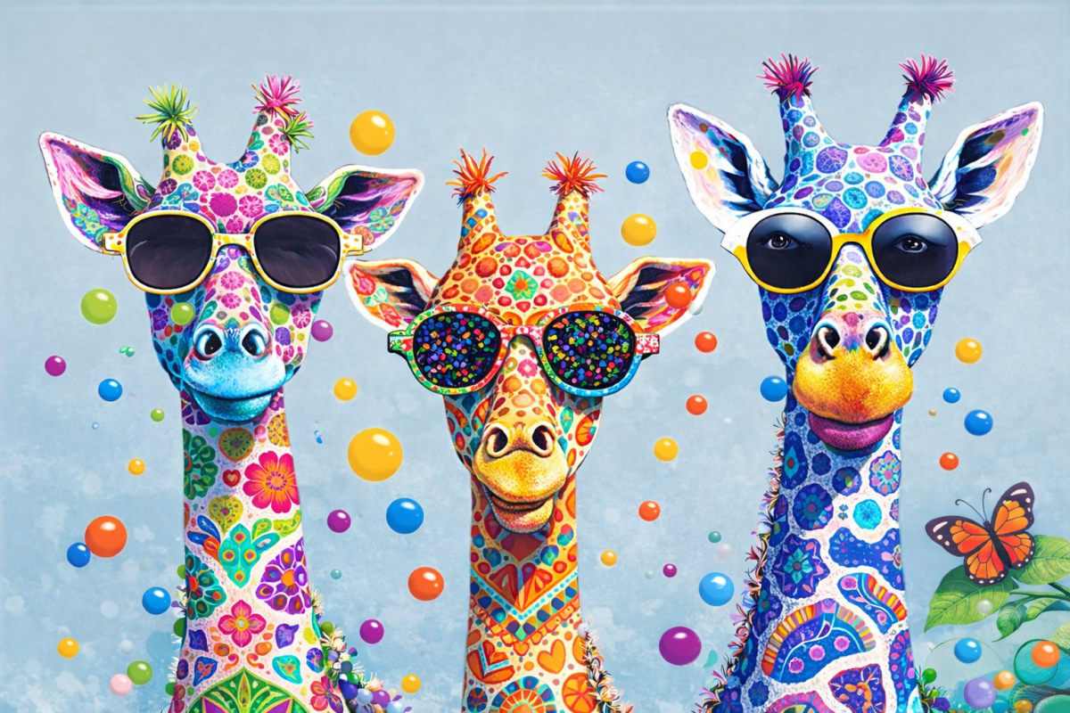 Kaleidoscopic Giraffes