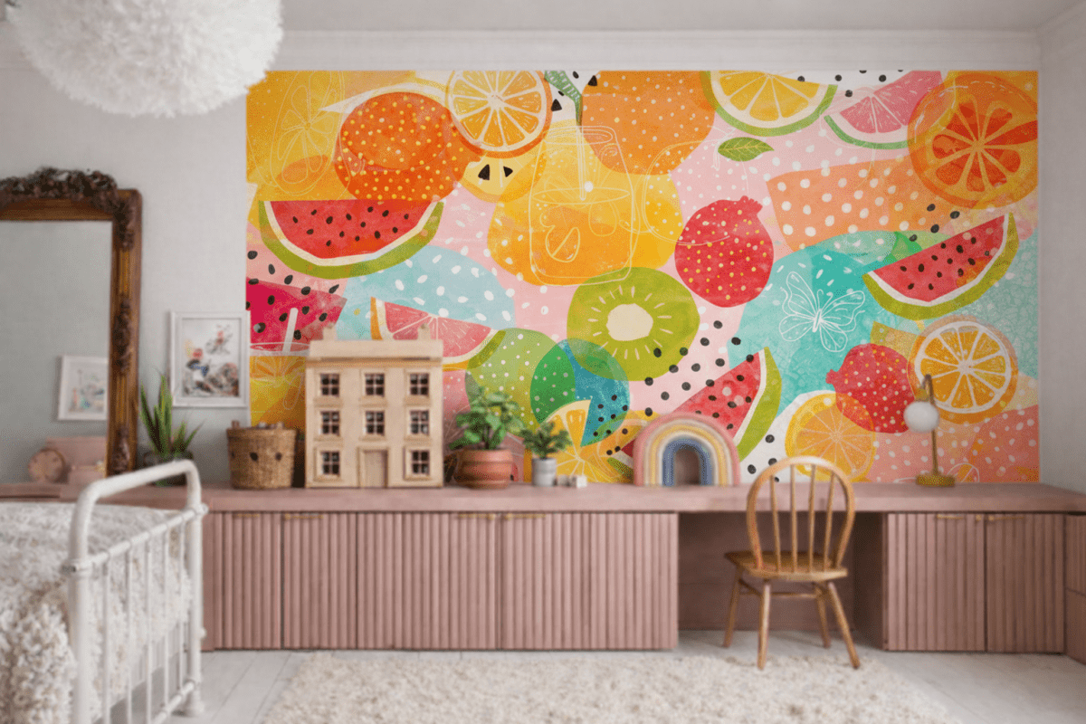 Zesty Mosaic Mural