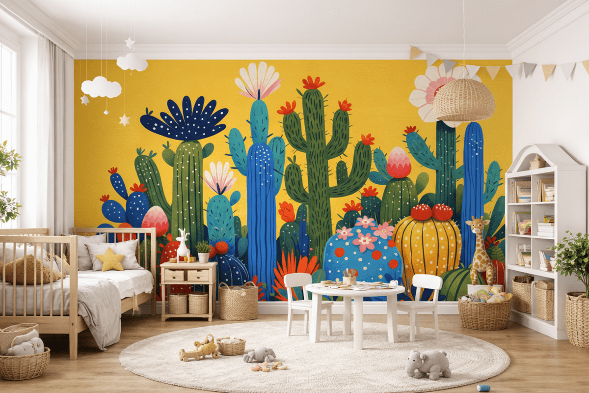 Vibrant Cacti Haven