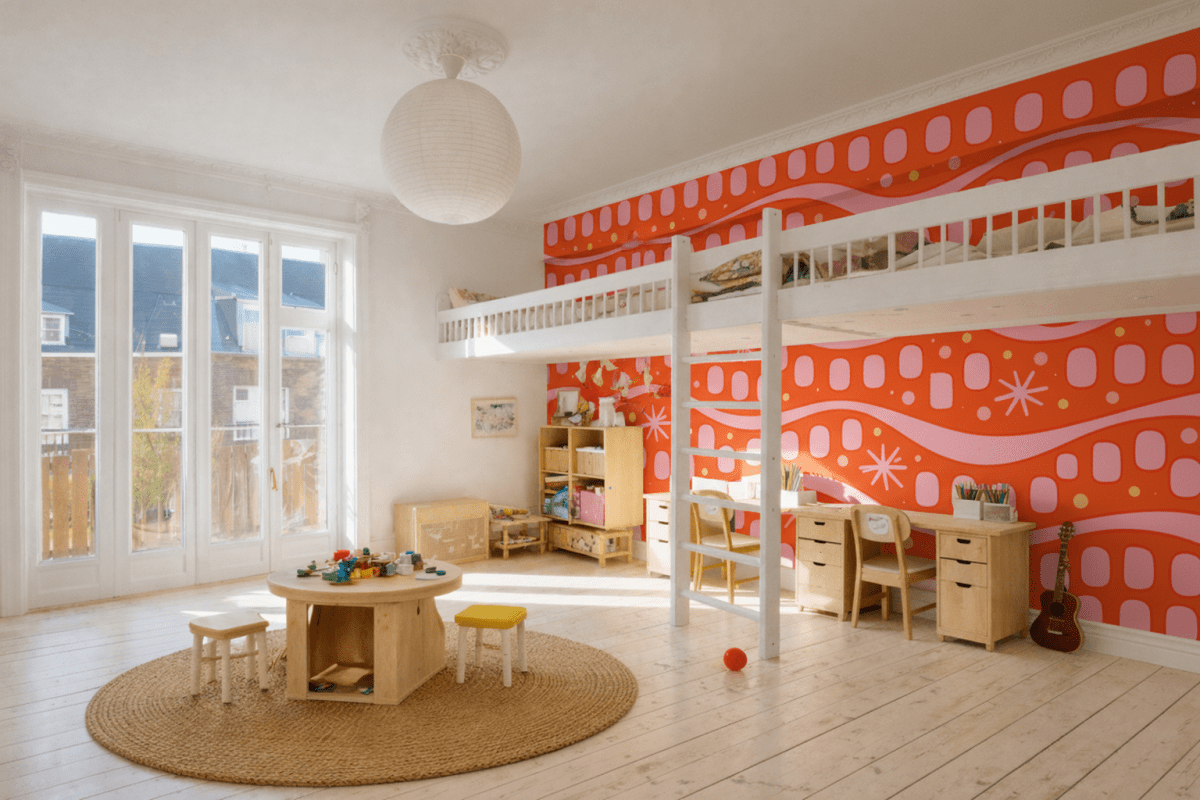 Vibrant Ripple Mosaic