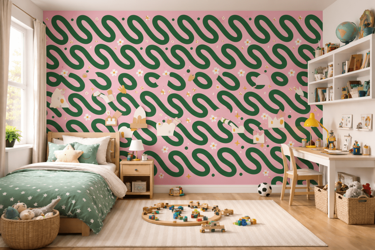 Swaying Blossom Mural