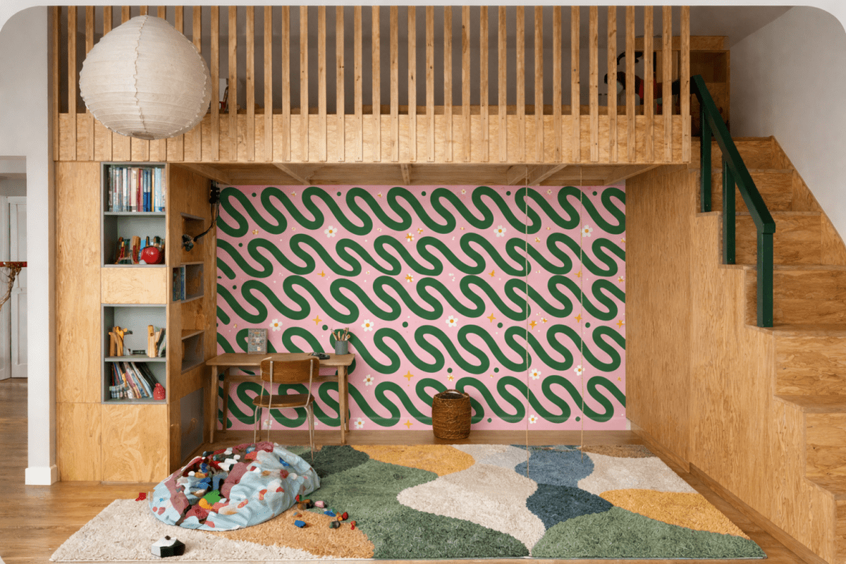 Swaying Blossom Mural