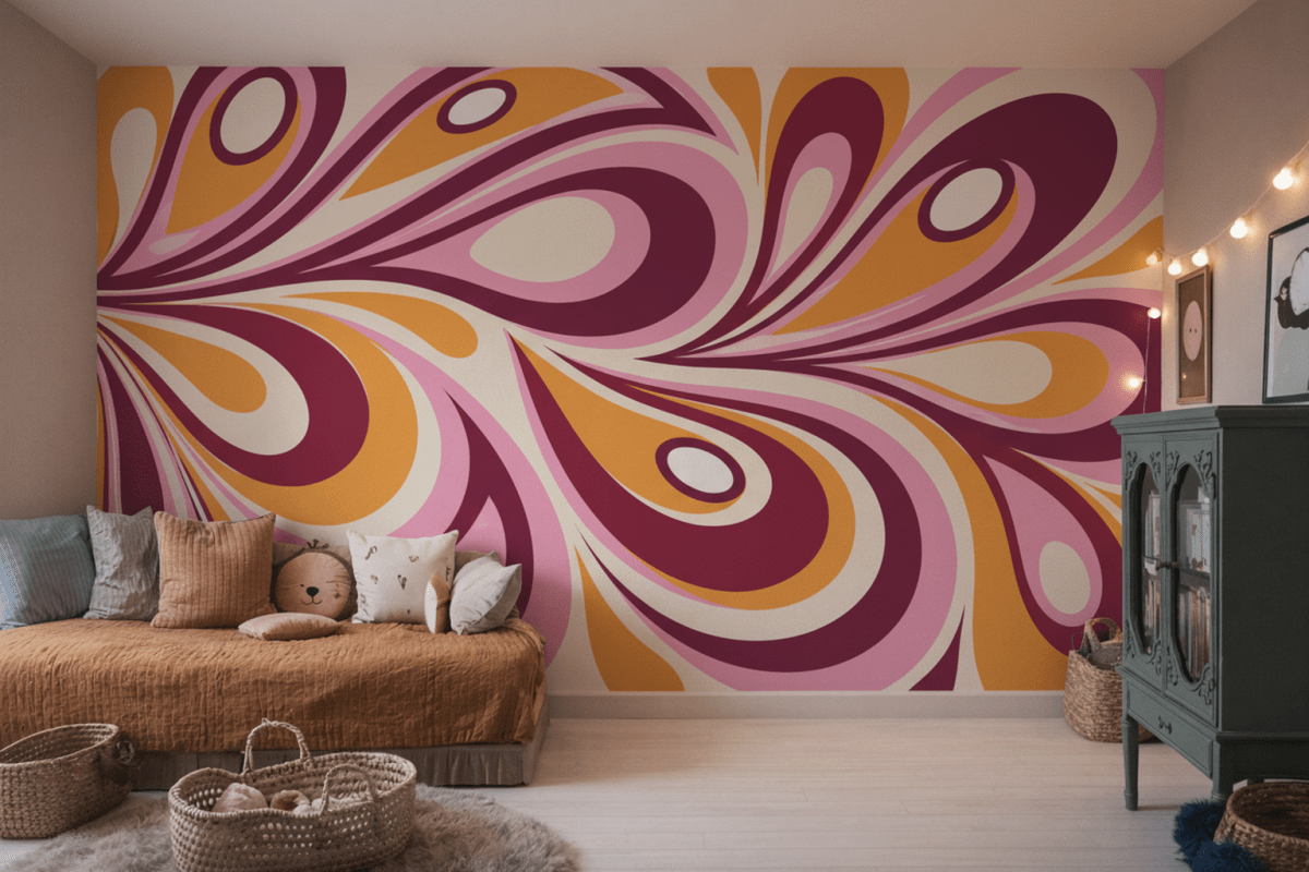 Psychedelic Tundra Swirls