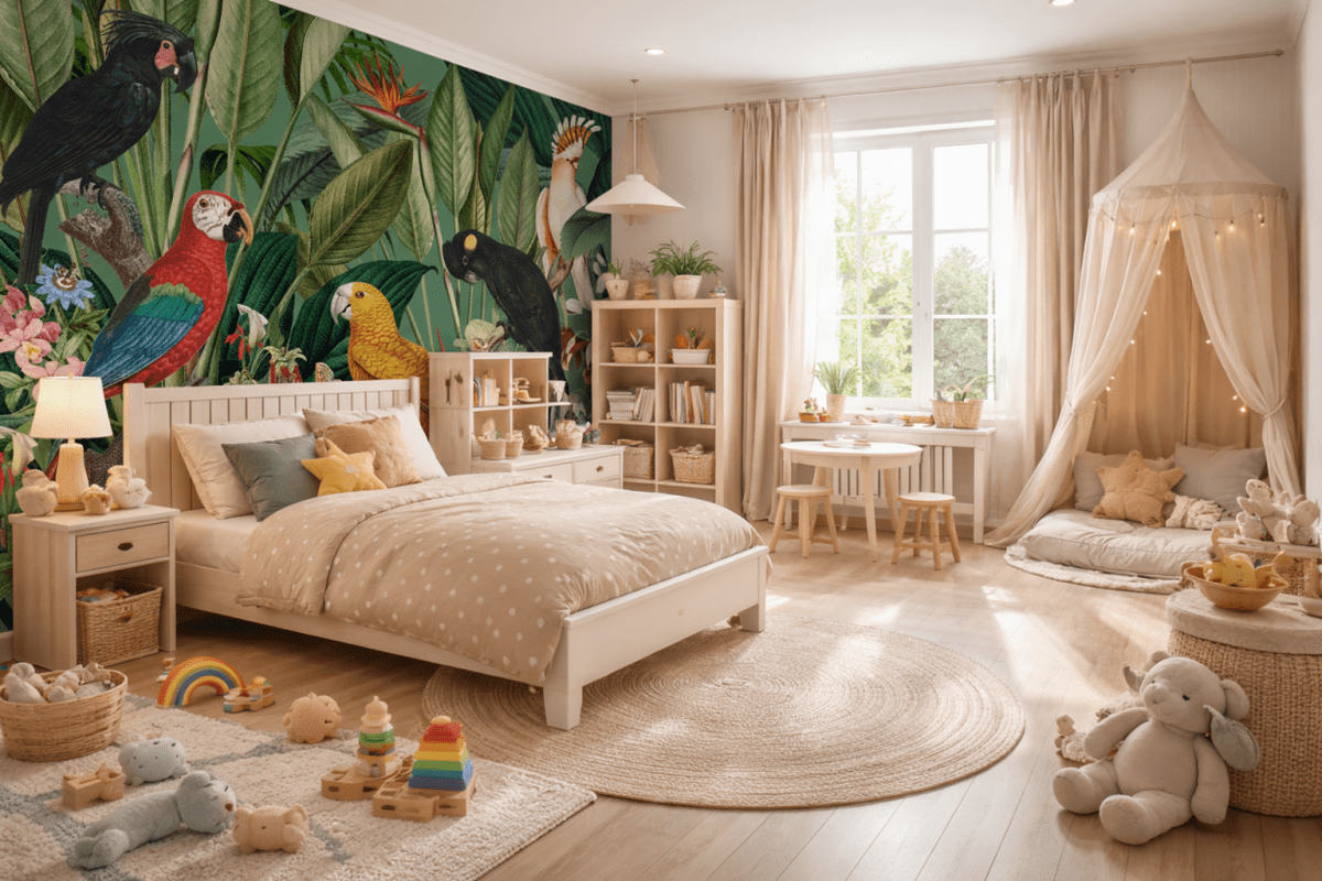 Exotic Feathered Canopy