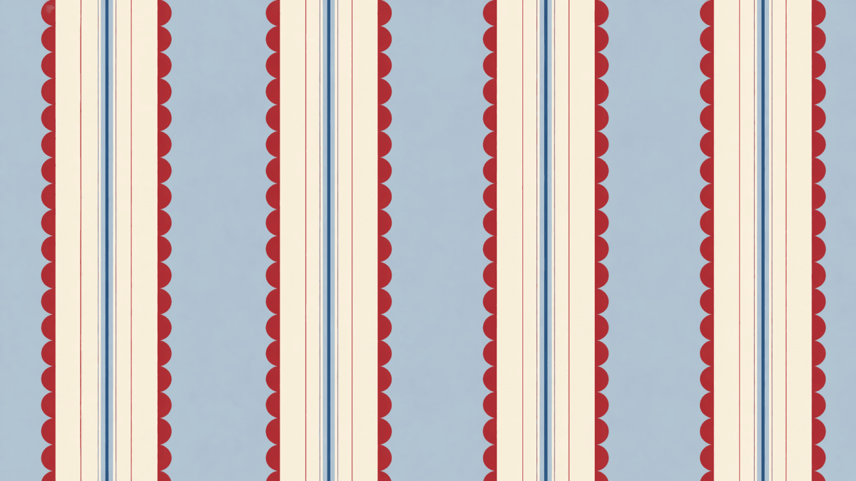 Scalloped Stripes