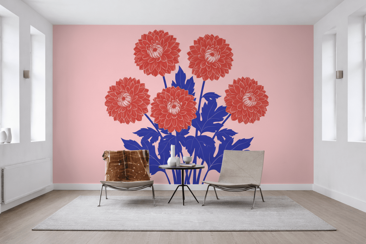 Crimson Dahlia Bouquet