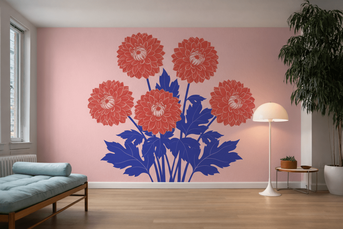 Crimson Dahlia Bouquet