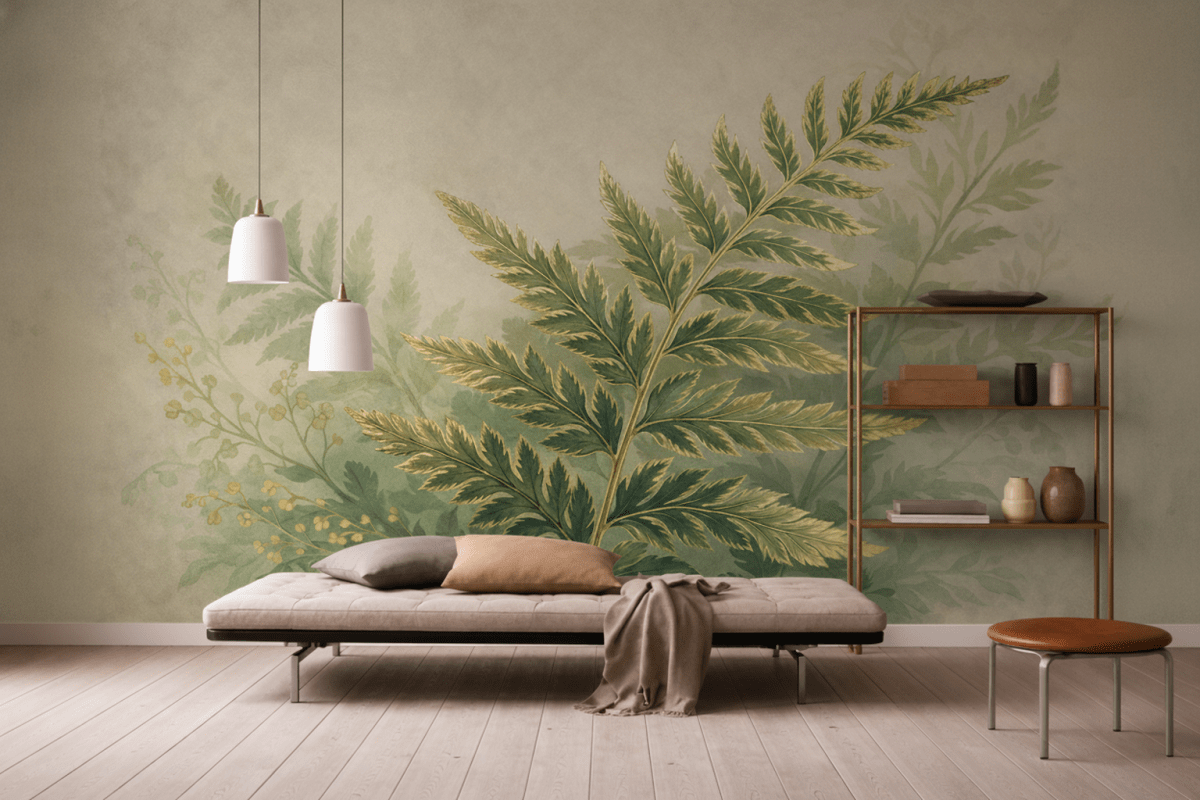 Silken Fern Tapestry