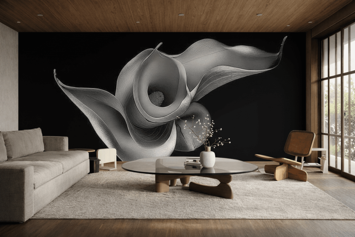 Curved Calla Embrace