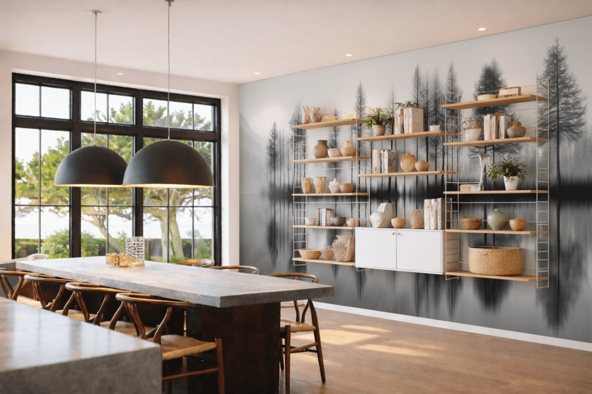 Saffron Forest Mirage