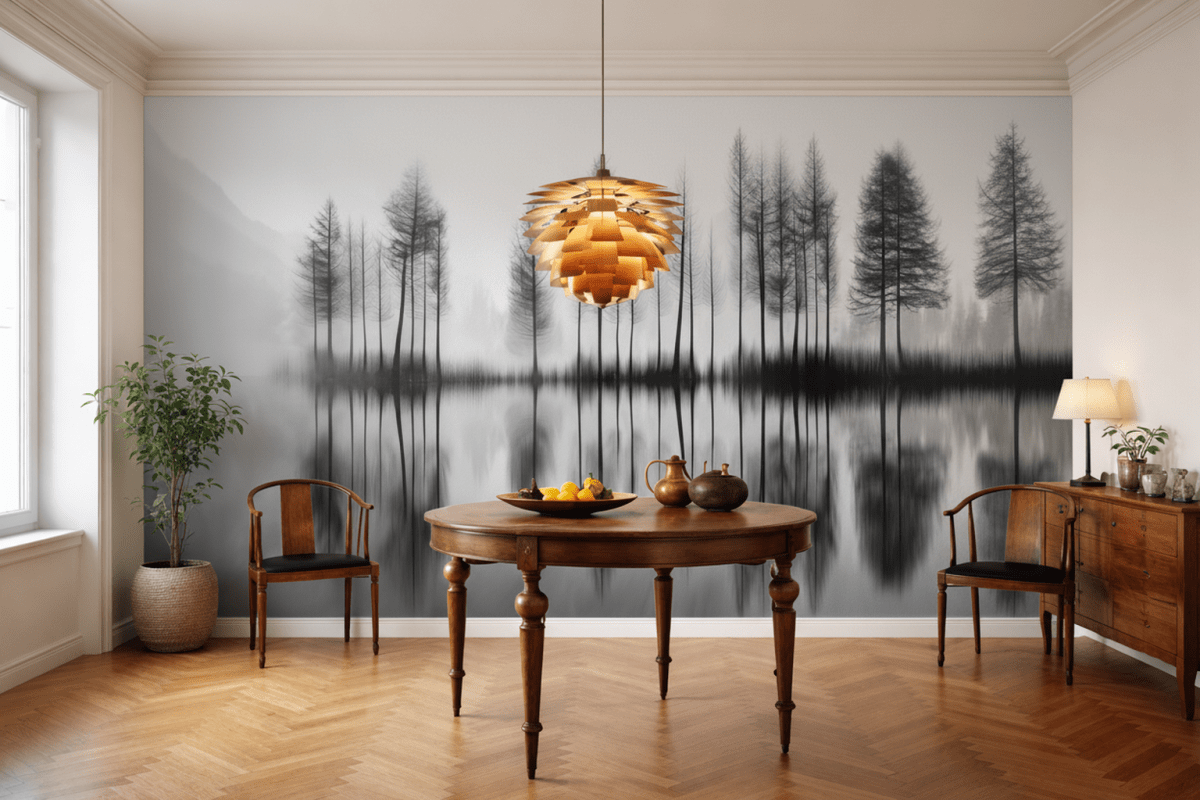 Saffron Forest Mirage