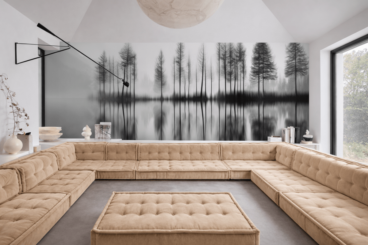 Saffron Forest Mirage