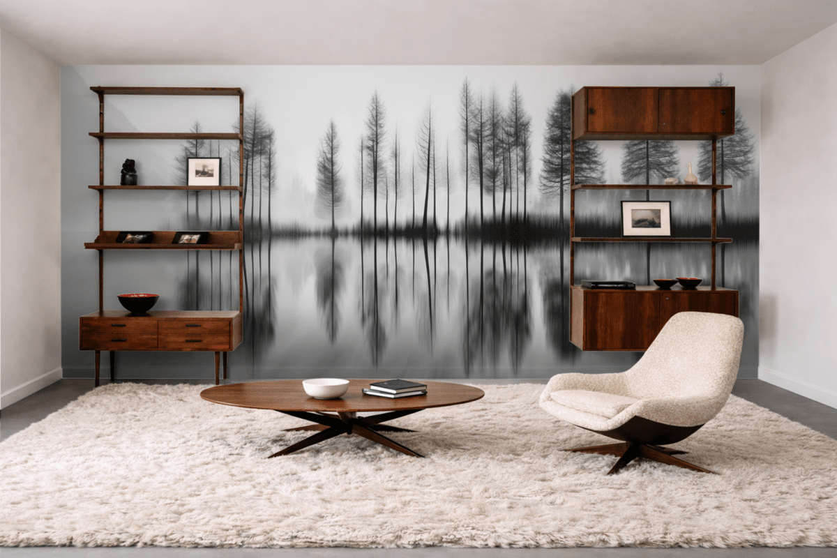 Saffron Forest Mirage