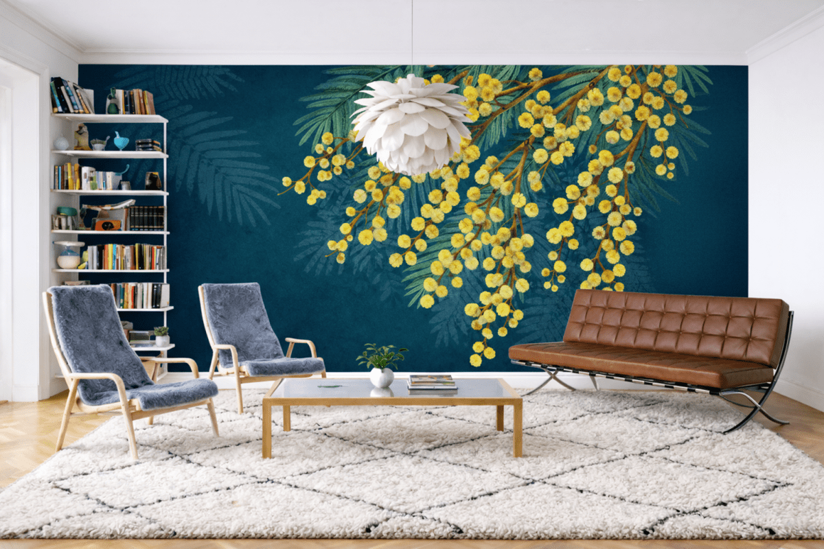 Golden Mimosa Fronds