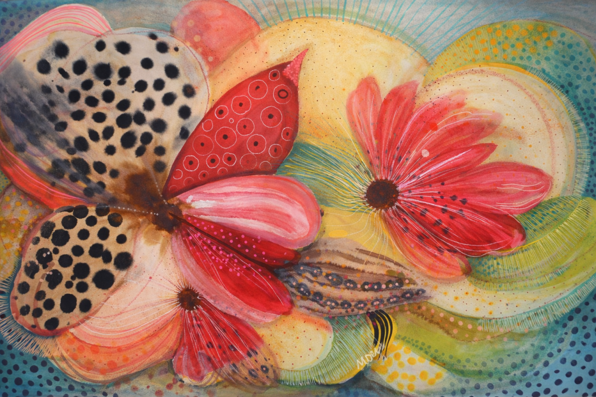 Polka Floral Fantasy