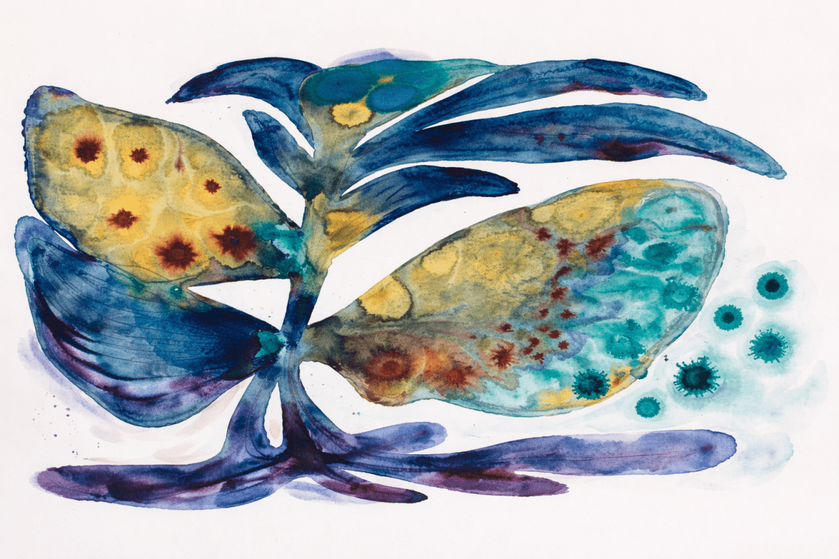 Botanical Ink Flow
