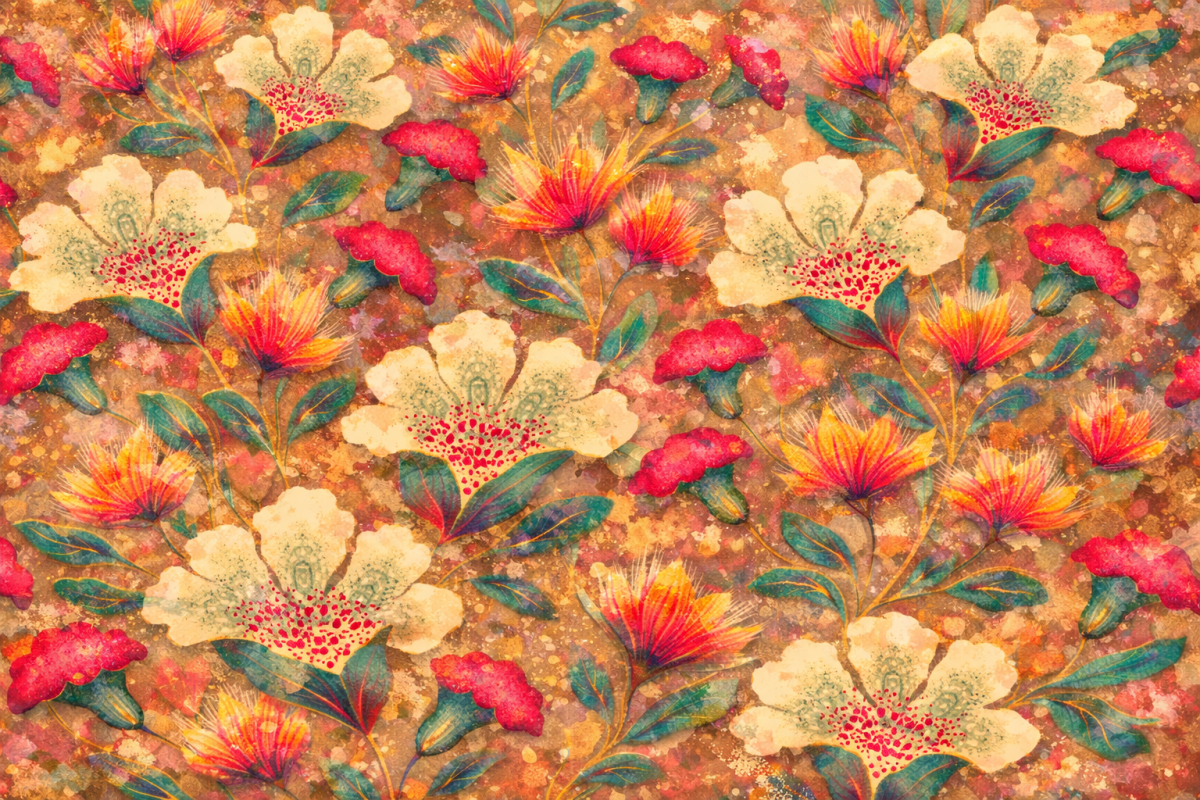 Radiant Petal Mosaic